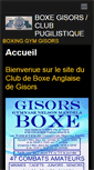 Mobile Screenshot of boxeanglaisegisors.com